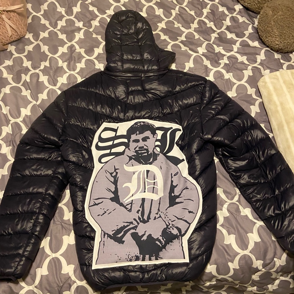 EL Chapo Dark blue buff jacket 2x never worn it brand new.  SDL BRAND